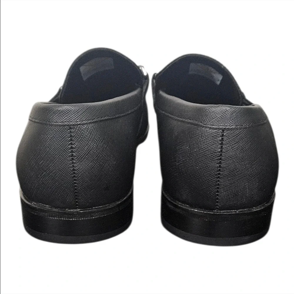 Guess Handy Black Dress Loafers Size 9 Shoes‎ Slip On Cushioned Moc Toe New